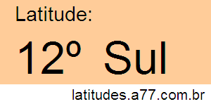 Latitude 12º Sul