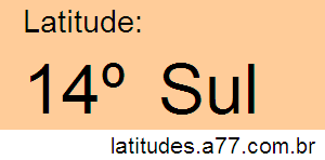 Latitude 14º Sul