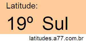 Latitude 19º Sul