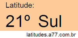 Latitude 21º Sul