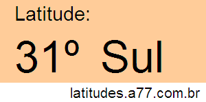 Latitude 31º Sul