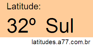 Latitude 32º Sul